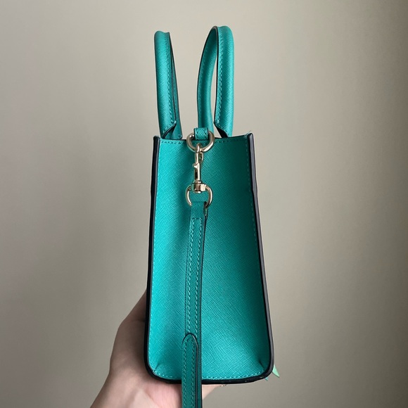 Rebecca Minkoff Mini M.A.B Tote, Green - Picture 9 of 13